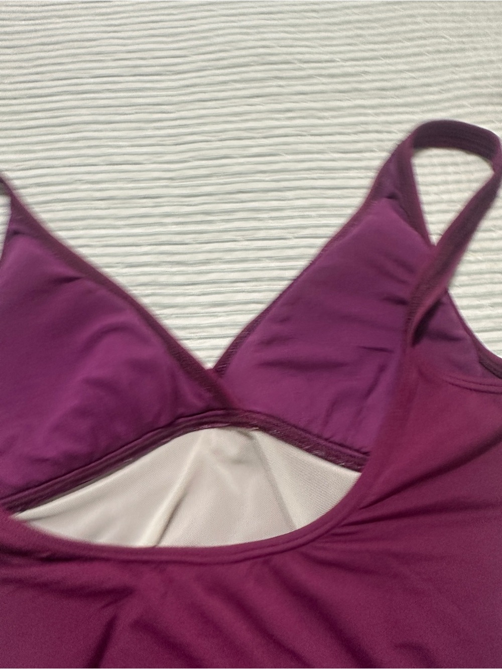 NWOT Tommy Bahama Plum Purple One-Piece Swimsuit - Picture 4 of 8